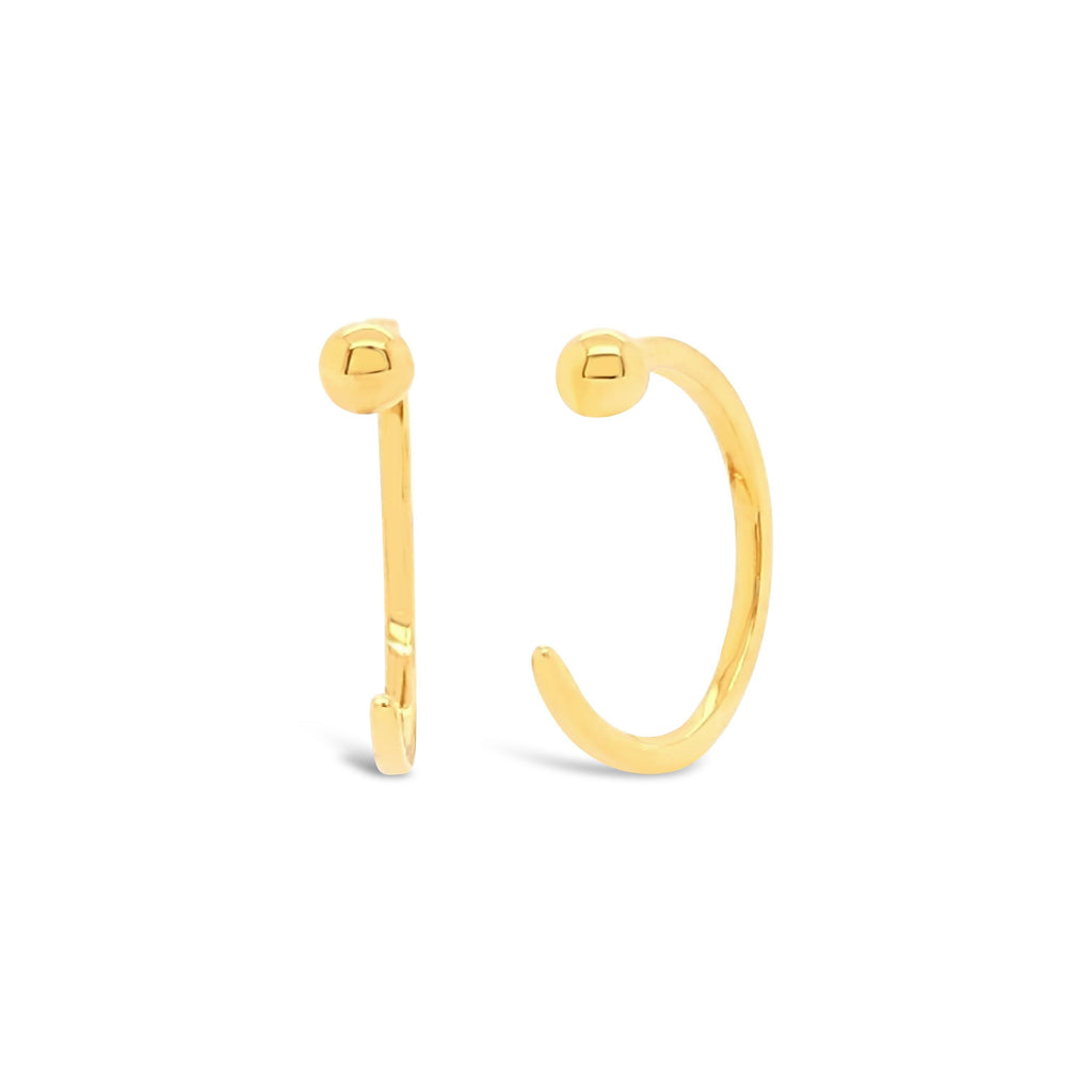 Gold Cuff Earrings - KLARITY LONDON