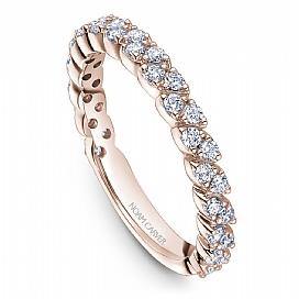 18k Rose Gold Marquise Style Band STA47-1RS - KLARITY LONDON