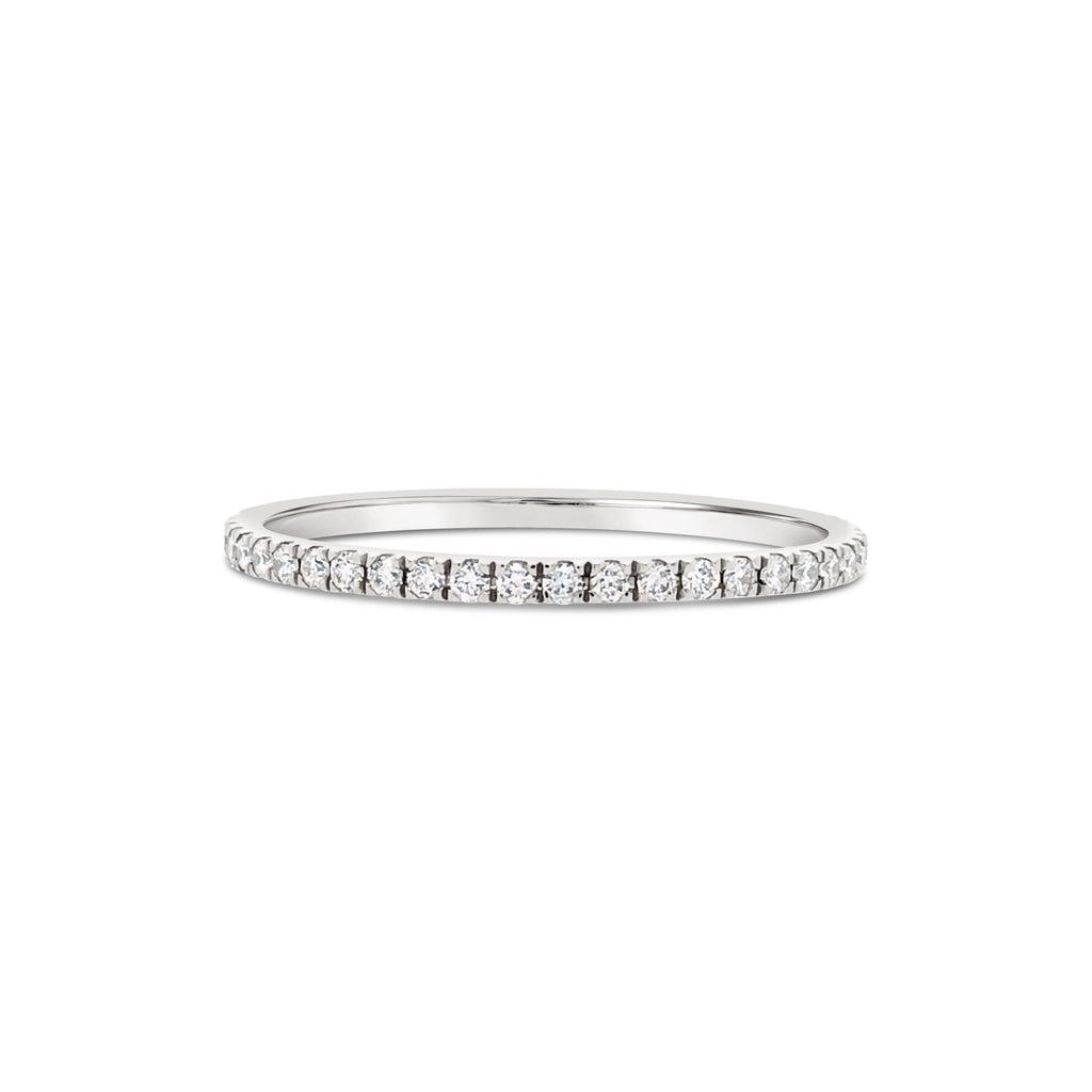 Pave Stackable Diamond Ring - KLARITY LONDON