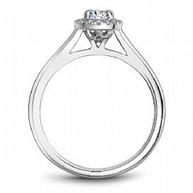 Oval halo 2025 plain band